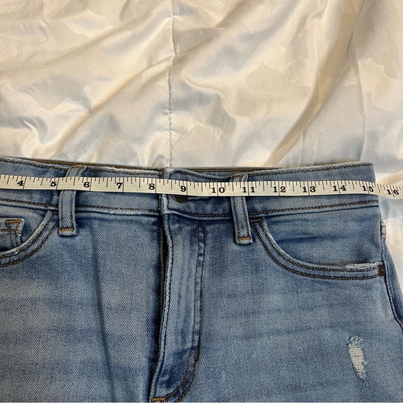 LC Lauren Conrad Women's Super High-Waisted Straight Leg Light WashJeans Size 6 - Picture 8 of 10